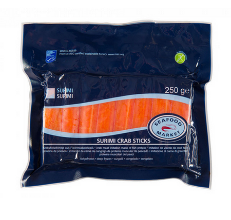 MSC Surimi Crab Sticks 77 mm op 250g ( 16 szt) BOX 40x250g