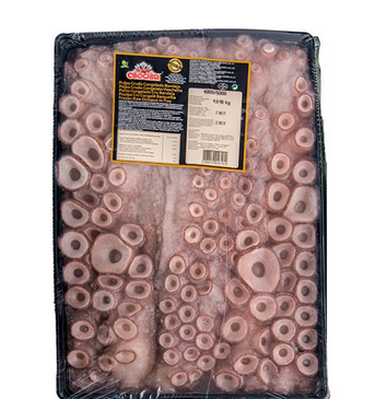 Ośmiornica na tacce 5000/6000, Pochodzenie: FAO 34 Premium, BOX 18-20kg