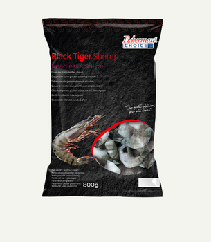 Krewetka Black Tiger 16/20 oczyszczona w pancerzu 10 x 700g