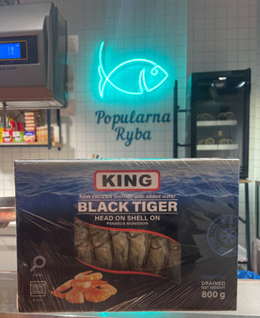 Black Tiger HOSO 13/15 20% Glasur, semi IQF 10 x 1kg