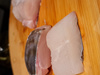 Halibut biały, filet ze skórą 2-3kg, 10kg BOX