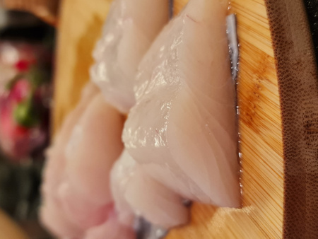 Halibut biały, filet ze skórą 2-3kg, 10kg BOX